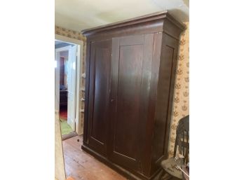 Exceptionally Large Empire Wardrobe Circa 1840's