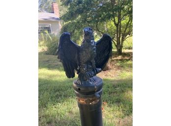 Cast Iron Eagle Outdoor Post Cover