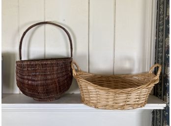 2 Vintage Baskets