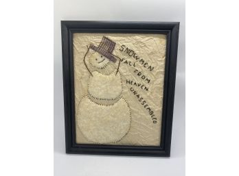 Winter Snowmen Themed Wall Art