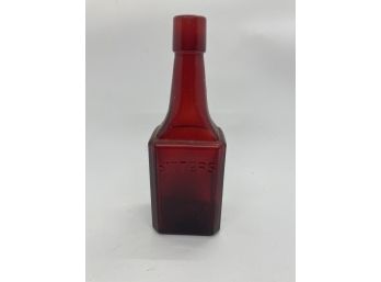 Vintage Bitters Glass Bottle, Wheaton NJ