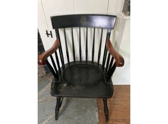 Union College Black Arm Chair