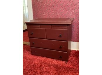 Small Vintage 3 Drawer Chest Or Night Stand