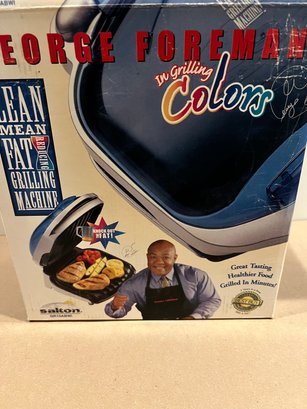 George Foreman Foreman In Grilling Colors Original New In Package