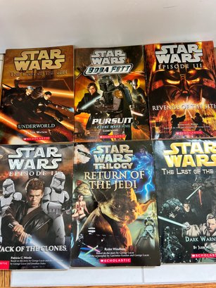 Set Of Six Star Wars Books
