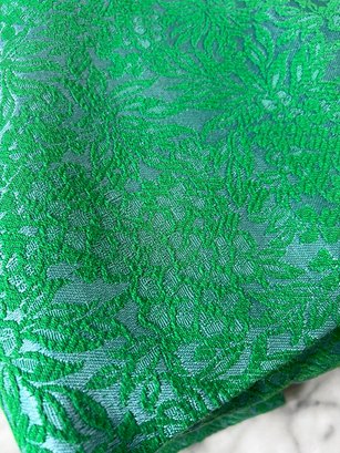 Wow MCM Vintage Green Curtains 3 Panels -  59'lx 117'w