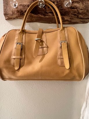 Vintage Estee Lauder Overnight Leather Bag