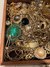 Just Added!! 7 X 7 Drawer Of Gold Tone Jewelry