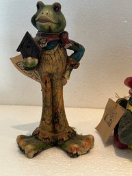 Lot Of Two Collectible Frogs Toad Hollow