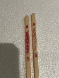 Vintage Chopsticks Marked Princess Garden