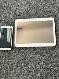 Two Nonworking Samsung Products A Phone And A Tablet