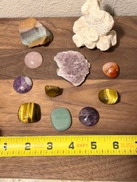 Geodes Quartz Stones Amethysts Tigers Eye