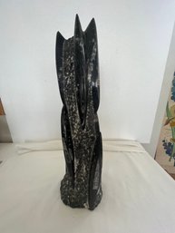 Amazing!!! Huge 19 OLD FOSSILIZED ORTHOCERAS MARBLE FINISH STATUE