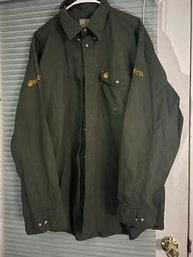 Mens Green XXL Beretta Hunting Shooting Shirt.