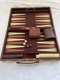 Vintage Backgammon Set With All The Pieces