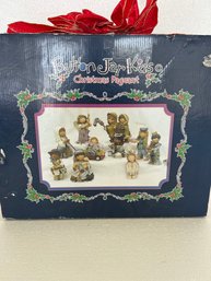 Nativity Set  Button Jar Kids Christmas Pageant Nativity Scene Set 2003