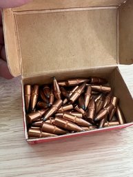 Rare Hornady Bullets 57 Ct 25 Cal .257 Spire Live Ammo