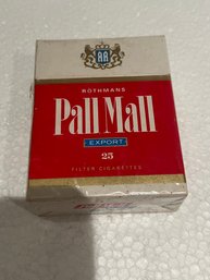 Vintage Pall Mall Unopened