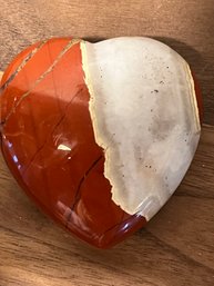 Large Polished Stone Heart 2 Inches