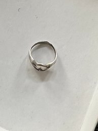 Miniature Cat Ring, Sterling Silver