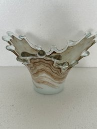 Unique Blown Glass Bowl