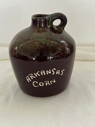 Hot Springs Pottery Glazed Whisky Jug