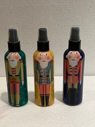 2001 Avon Nutcracker Sprays And Three Lotions