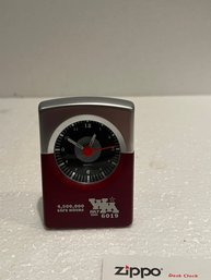 Vintage Super Rare Zippo Desk Clock