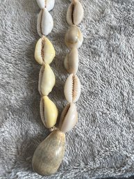 28' Strand Hawaiian Beaded Puka Shell Necklace