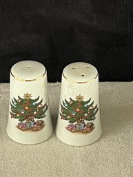 Vintage Holiday Salt And Pepper