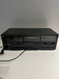 Sanyo Dual Stereo Cassette Deck Player RD W41A Excellent Condition