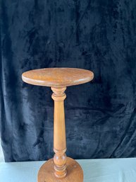 26 Inch Tall Oak Table 12 Inch Diameter