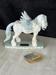 RARE Horse Of A Different Color Clydesdale Horse 20615 Angel Figurine 59310000