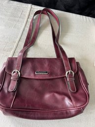 Vintage Burgundy, Rosetta Purse