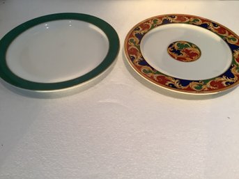 Vintage Pyrex And Rosenthal 12 Inch Serving Dishes