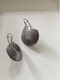 Native American Style Earrings Marked Sterling