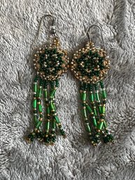 Beaded Native American Style Earrings