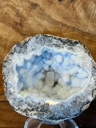 White Blue Botryoidal  Chalcedony With  A Natural Heart 173g