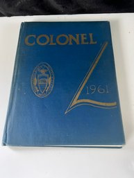 Brattleboro Vermont 1961 High School Yearbook Colonel