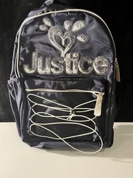 Girls Justice Backpack Blue