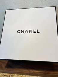 Authentic CHANEL Square Empty Gift Box Container 8.5'x8.5'x3.75'