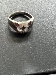 Miniature Cat Ring, Sterling Silver