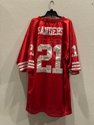 Mitchell Ness Deion Sanders Jersey Throwback Vintage San Francisco 49ers SZ 56 XL