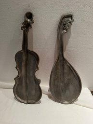 Royal Metal Wall Art Violin & Lute