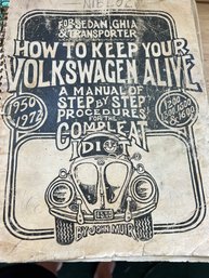 Collectible. Super Cool Original How To Keep Your Volkswagen Alive Magazine