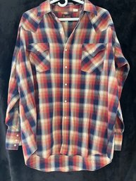 Vintage Plains XL Shirt Plaid