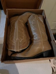 Vintage Kenny Rogers Cowboy Boots Ladies 10 M.