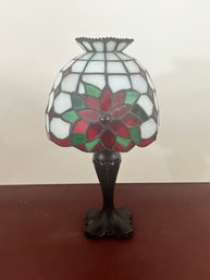 Partylite 11' Victorian Tiffany Style Stained Glass Light For Tea Light