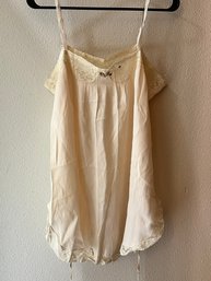 1920s One Piece Silk Negligee Bloomers Lingerie Shorts Pinup