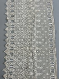 1900s Antique Lace Panel 12' X56'